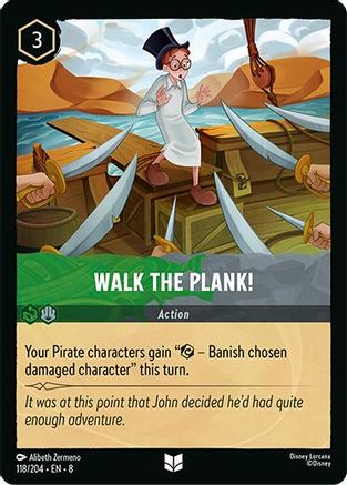 Walk the Plank (118/204) Reign of Jafar (Cold Foil)