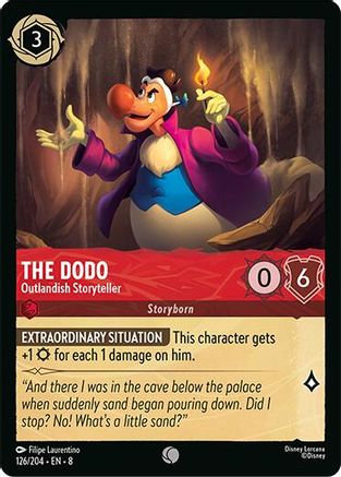 The Dodo - Outlandish Storyteller (126/204) Reign of Jafar (Cold Foil)