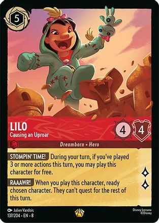 Lilo - Causing an Uproar (137/204) Reign of Jafar (Cold Foil)