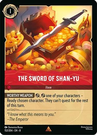 The Sword of Shan Yu (152/204) Reign of Jafar (Cold Foil)