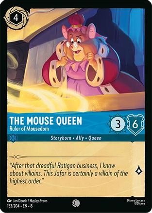 The Mouse Queen - Ruler of Mousedom (153/204) Reign of Jafar (Cold Foil)