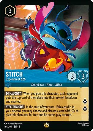 Stitch - Experiment 626 (166/204) Reign of Jafar (Cold Foil)