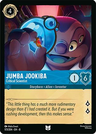 Jumba Jookiba - Critical Scientist (173/204) Reign of Jafar (Cold Foil)