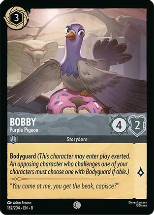Bobby - Purple Pigeon (182/204) Reign of Jafar (Non-Foil)