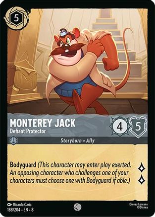 Monterey Jack - Defiant Protector (188/204) Reign of Jafar (Cold Foil)