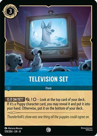 Television Set (178/204) Reign of Jafar (Cold Foil)