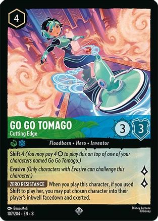 Go Go Tomago - Cutting Edge (107/204) Reign of Jafar (Non-Foil)
