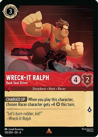 Wreck-It Ralph - Back Seat Driver (135/204) Reign of Jafar (Cold Foil)