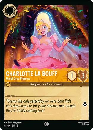 Charlotte La Bouff - Madri Gras Princess (8/204) Reign of Jafar (Cold Foil)
