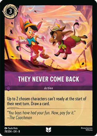 They Never Come Back (78/204) Reign of Jafar (Cold Foil)