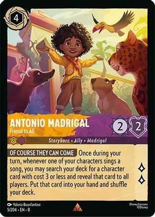 Antonio Madrigal - Friend to All (5/204) Reign of Jafar (Cold Foil)