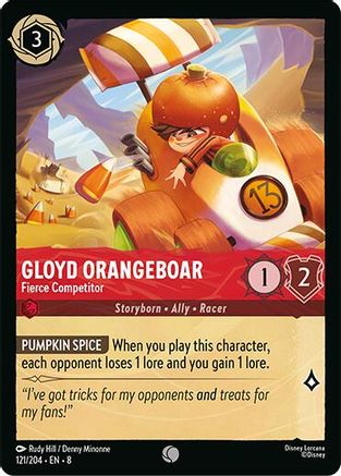 Gloyd Orangeboar - Fierce Competitor (121/204) Reign of Jafar (Cold Foil)