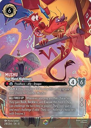 Mushu - Your Worst Nightmare (Enchanted) (218/204) Reign of Jafar ()