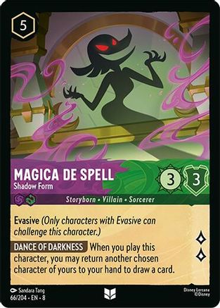 Magica De Spell - Shadow Form (66/204) Reign of Jafar (Cold Foil)