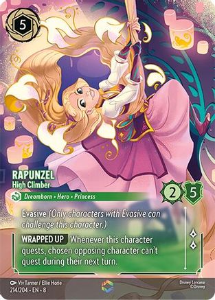 Rapunzel - High Climber (Enchanted) (214/204) Reign of Jafar ()
