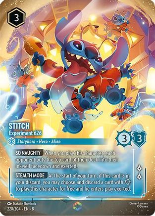 Stitch - Experiment 626 (Enchanted) (220/204) Reign of Jafar ()