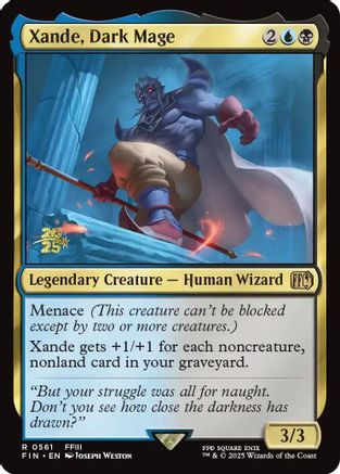 Xande, Dark Mage (PRE-561) - Prerelease Cards Foil