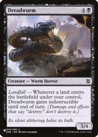 Dreadwurm (LIST-100/280) - The List Reprints