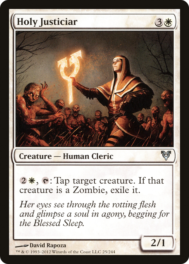 Holy Justiciar (AVR-025) - Avacyn Restored Foil