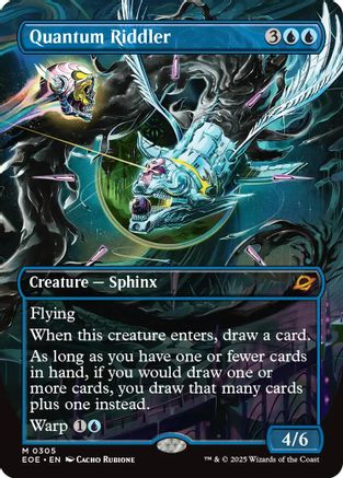 Quantum Riddler (Borderless) (EOE-305) - Edge of Eternities