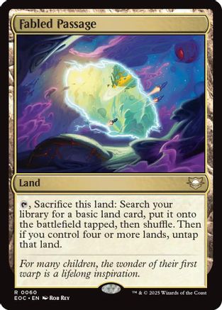 Fabled Passage (EOC-060) - Commander: Edge of Eternities