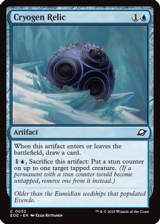 Cryogen Relic (EOE-052) - Edge of Eternities Foil