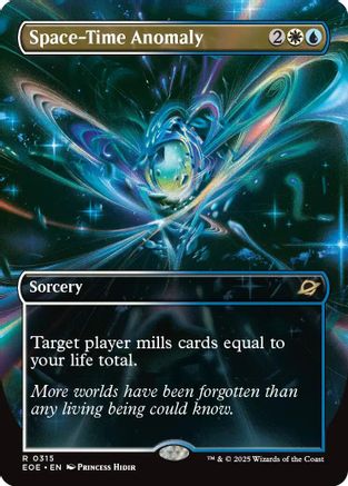 Space-Time Anomaly (Borderless) (EOE-315) - Edge of Eternities