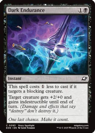 Dark Endurance (EOE-093) - Edge of Eternities Foil