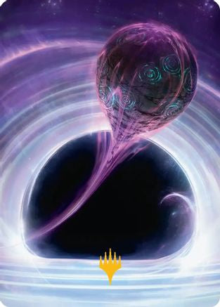 Susur Secundi, Void Altar Art Card (Gold-Stamped Planeswalker Symbol) (AAEOE-033) - Art Series: Edge of Eternities