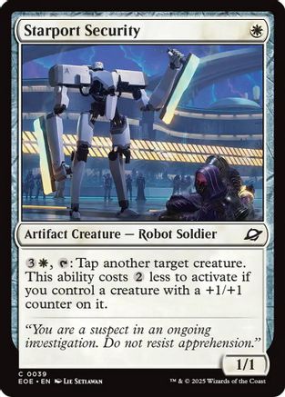 Starport Security (EOE-039) - Edge of Eternities Foil