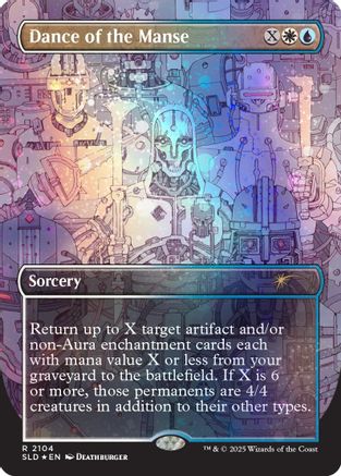 Dance of the Manse (Galaxy Foil) (SLD-2104) - Secret Lair Drop Series Foil
