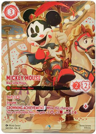 Mickey Mouse - Brave Little Prince (Iconic) (242/204) Fabled ()