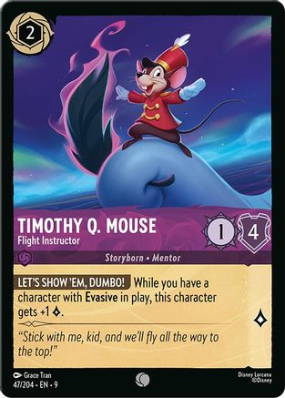 Timothy Q. Mouse - Flight Instructor (47/204) Fabled (Non-Foil)