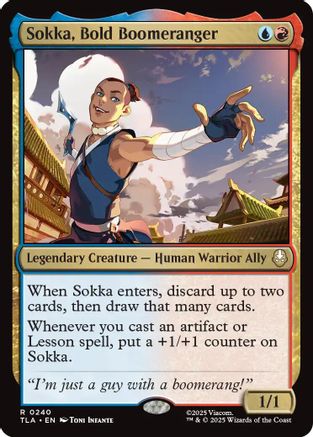 Sokka, Bold Boomeranger (TLA-240) - Avatar: The Last Airbender