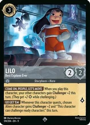Lilo - Best Explorer Ever (174/204) Fabled (Cold Foil)