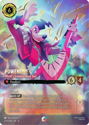 Powerline - World's Greatest Rock Star (Enchanted) (233/204) Fabled ()