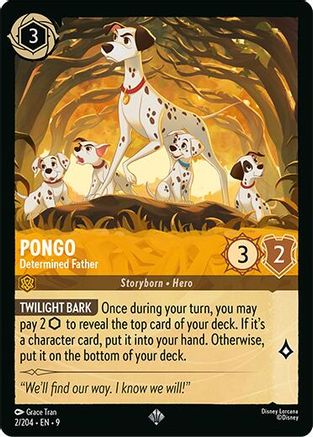Pongo - Determined Father (2/204) Fabled (Non-Foil)
