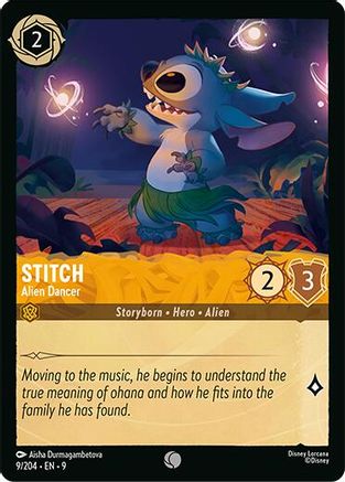 Stitch - Alien Dancer (9/204) Fabled (Cold Foil)