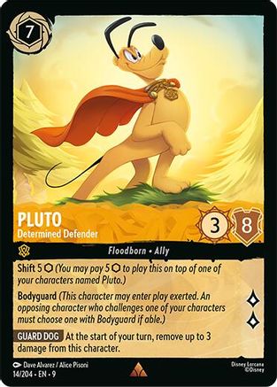 Pluto - Determined Defender (14/204) Fabled (Non-Foil)