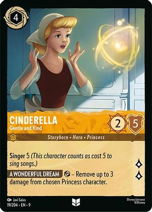 Cinderella - Gentle and Kind (19/204) Fabled (Cold Foil)