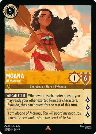 Moana - Of Motunui (20/204) Fabled (Cold Foil)