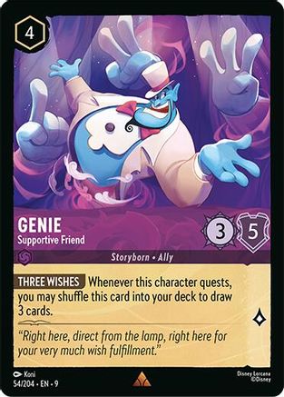 Genie - Supportive Friend (54/204) Fabled (Non-Foil)