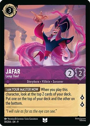 Jafar - Lamp Thief (59/204) Fabled (Non-Foil)