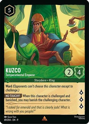 Kuzco - Temperamental Emperor (69/204) Fabled (Non-Foil)