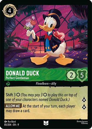 Donald Duck - Perfect Gentleman (85/204) Fabled (Non-Foil)