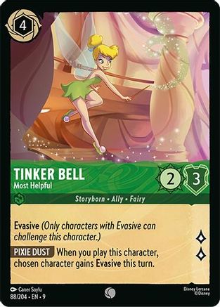 Tinker Bell - Most Helpful (88/204) Fabled (Non-Foil)