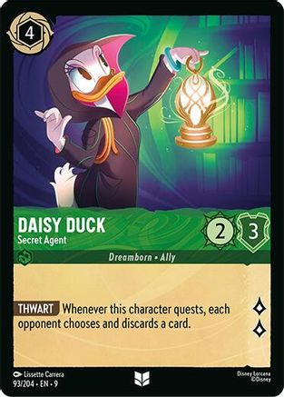 Daisy Duck - Secret Agent (93/204) Fabled (Non-Foil)
