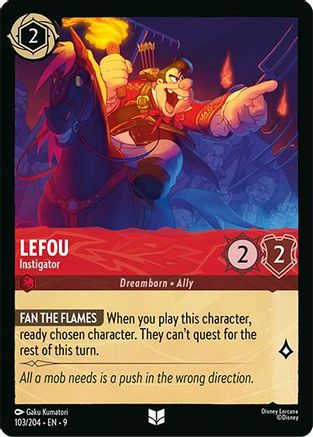 LeFou - Instigator (103/204) Fabled (Cold Foil)