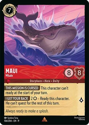 Maui - Whale (106/204) Fabled (Non-Foil)