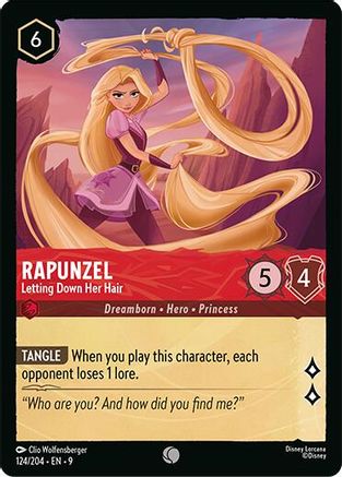 Rapunzel - Letting Down Her Hair (124/204) Fabled (Cold Foil)
